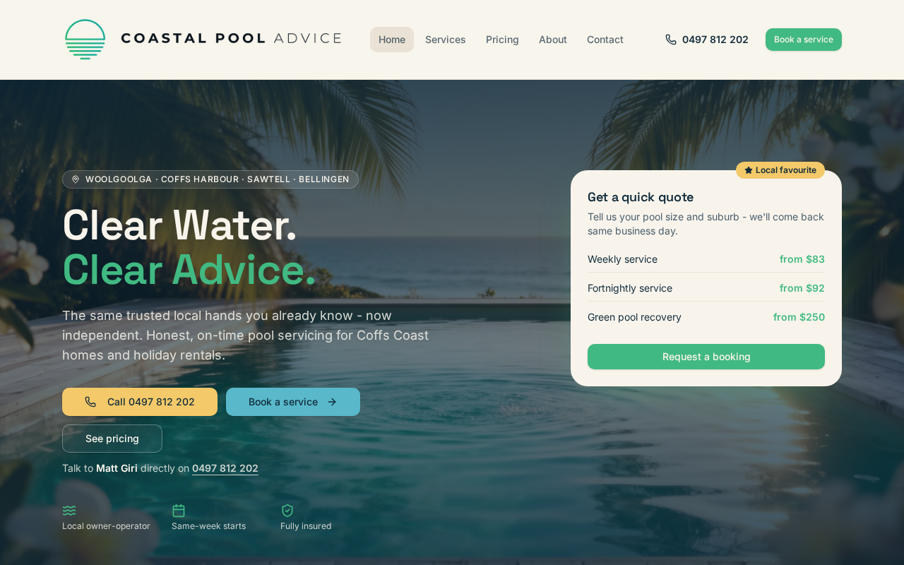 Coastal Pool Advice